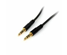 Kabelis StarTech Jack 3.5mm - Jack 3.5mm 3m juoda (MU10MMS)