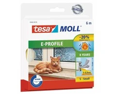 Uszczelka Guminis sandarinimo profilis e 6m: 9mm, baltas (h0546322)