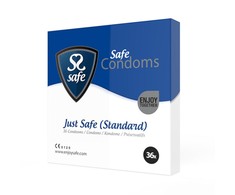 SAFE – Prezervatyvai Just Safe Standard (36 vnt.)