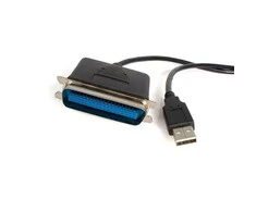 USB kabelis StarTech USB-A - IEEE 1284 (LPT) 3 m juodasis (ICUB128410)