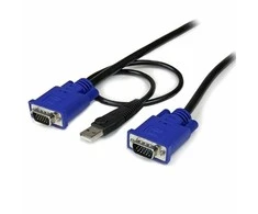 StarTech Kable KVM, 3m, Juodas (SVECONUS10)