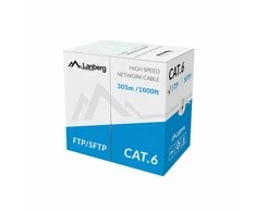 LANBERG LCS6-11CU-0305-S Lanberg SFTP vijos kabelis CU, kat. 6, 305m, pilka