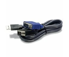 TRENDnet KVM kabeliai, 3m, Juodi (TKCU10)