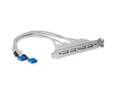 „StarTech“ galinis skydelis 4x USB 2.0 (USBPLATE4)