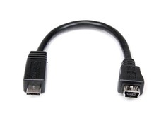 USB adapteris StarTech microUSB - Juodas miniUSB (USBMUSPF6)