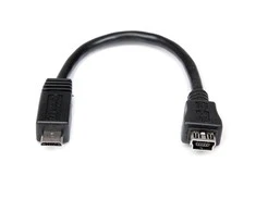 USB adapteris StarTech microUSB - Juodas miniUSB (USBMUSPF6)