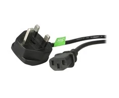 Maitinimo kabelis StarTech StarTech BS13U-1M-POWER-LEAD maitinimo kabelis juodas BS 1363 C13 skydelis