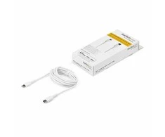 USB kabelis StarTech USB-C - Žaibas 2 m Baltas (RUSBCLTMM2MW)