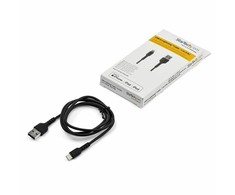 USB kabelis StarTech USB-A - Žaibas 1 m Juodas (RUSBLTMB1MB)