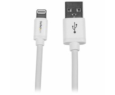 USB kabelis StarTech USB-A - Žaibas 2 m Baltas (USBLT2MW)