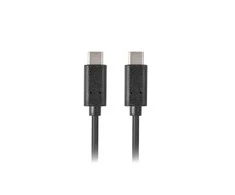 Lanberg kabelis USB-C M/M 2.0 0.5m Juodas