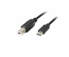 LANBERG kabelis USB-C M ->USB-B M 2,0 1,8 m