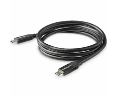 USB kabelis StarTech USB-C - USB-C 1 m Juodas (USB2C5C1M)
