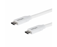 USB kabelis StarTech USB-C – USB-C 2 m baltas (USB2C5C2MW)