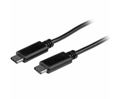 USB laidas StarTech USB-C – USB-C 1 m juodas (USB2CC1M)