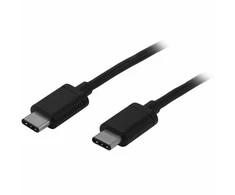 USB kabelis StarTech USB-C - USB-C 2 m Juodas (USB2CC2M)