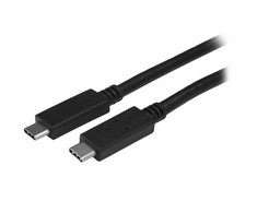 USB kabelis StarTech USB-C - USB-C 2 m Juodas (USB315CC2M)