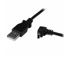 USB kabelis StarTech USB-A - miniUSB 2 m Juodieji (USBMB2MD)