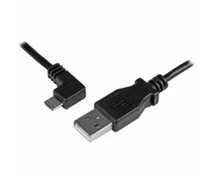 USB kabelis StarTech USB-A - mikroUSB 1 m juodasis (USBUB1MLA)