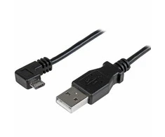 USB kabelis StarTech USB-A - mikroUSB 1 m juodasis (USBUB1MRA)