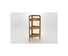 5five Simply Smart Bamboo Bambuko lentyna vonios kambariui, kampinė lentyna, skandinaviška lentyna, bambukinė lentyna, vonios baldai