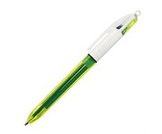 Rašikliai BIC 4 spalvų fluorescenciniai 12 vnt