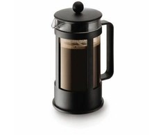 Bodum stūmoklinis kavos ruoštuvas kavos spaustuvas Kenya 1 l, 8 puodeliams, juodas, 1788-01
