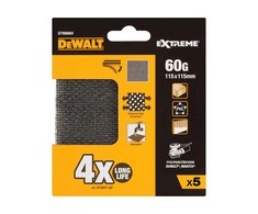 Kelių įrankių geležtės Dewalt dtm8664-qz 115 x 115 mm Orbitinis šlifuoklis 5 vnt.
