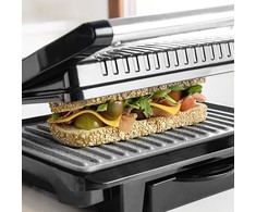 Cecotec Grilis | Rock'nGrill 1000 | 1000 W | Electric Grilis | Juodas/Nerūdijantis plienas
