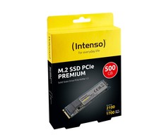 Intenso Premium 500 GB, SSD - PCIe 3.0 x4, NVMe 1.3, M.2 2280