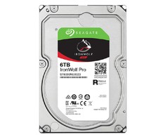„SEAGATE Ironwolf PRO Enterprise NAS HDD 6TB 7200rpm 6Gb/s SATA 256MB cache 8.9cm 3.5inch 24x7“ skirtas NAS ir RAID Rackmount sistemoms, juodos spalvos