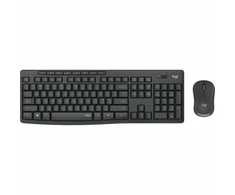 Klaviatūra ir pelė Kit Logitech MK295 Silent Belaidis rinkinys Graphite