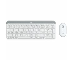 Pelė Logitech SLIM belaidė. KEYB.MOUSECOMB MK470 - OFFWHITE ESP MEDITER