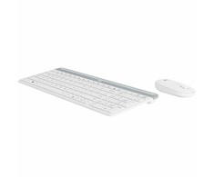 Pelė Logitech SLIM belaidė. KEYB.MOUSECOMB MK470 - OFFWHITE ESP MEDITER