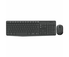 Logitech MK235 Belaidė Klaviatūra ir pelė - Pilkas-FRA-2.4GHZ-CENTRAL