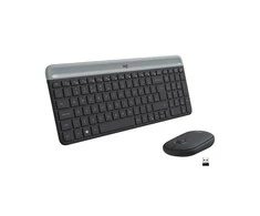 Logitech SLIM belaidė.Klaviatūra-Pelė COMBO - MK470 GRAPHITE ESP MEDITER