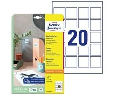 Avery Zweckform BLABEL.ZF L7121- 25 KODEKSO KKR 45X45MM ETIKETĖ