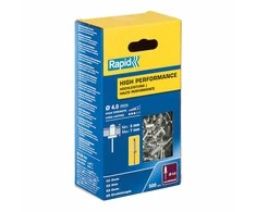 Aliuminės kniedės Rapid 4 x 10 mm, 500 vnt.