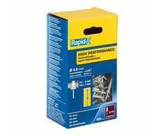 Aliuminės kniedės Rapid 4.8 x 10 mm, 350 vnt