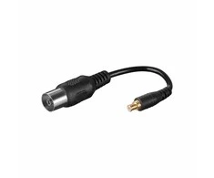 Goobay Antenna Kabelis 0,1m juoda (67227)