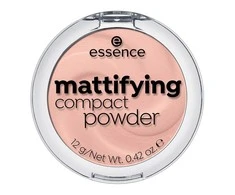 "Essence Cosmetics" kompaktinė pudra "Matificantes 10-Light rusvai gelsvas" 12g