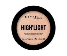 „Rimmel London High'light Buttery-Soft Highlighting Powder“ lūpų dažai, 002, Candleit 8 vnt.