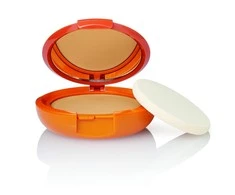 kreminis makiažo pagrindas su apsauga nuo saulės Rilastil Sun System Uniform Compact Kreminis Spf50+ atspalvis 01 rusvai gelsvas 10g