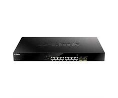 Šakotuvas D-Link DMS-1100-10TP tinklo komutatorius - valdomas - L2 - 2.5G Ethernet (100/1000/2500) - maitinimas per Ethernet (PoE) - montuojamas į stelažą - 1U
