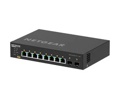 Šakotuvas Komutatorius - NETGEAR 8x1G PoE+ 220W 2xSFP+ Juodas