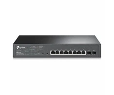 Šakotuvas TP-LINK | „JetStream“ 10 prievadų gigabito išmanusis „PoE“ komutatorius | TL-SG2210MP | Valdomas L2 | Montuojamas į stelažą | SFP jungčių kiekis: 2 | PoE+ jungčių kiekis: 8 | Maitinimo šaltinio tipas: vienas