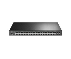 Šakotuvas TP-Link JetStream TL-SG3452P przełącznik sieciowy Zarządzany L2/L3 Gigabit Ethernet (10/100/1000) Obsługa PoE 1U Juodas