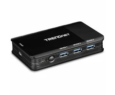Šakotuvas Komutatorius Trendnet TK-U404 USB Juoda