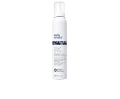 plaukų putos šviesiems ir žiliems plaukams Milk shake Sidabrinis Shine Whipped Creamy Conditioning Mousse 200ml