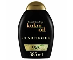 Ogx Kukui aliejaus kondicionierius nuo plaukų slinkimo 385ml